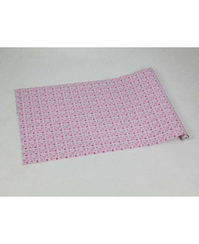 Papel de parede com fundo rosa claro e detalhes em rosa - Infantil 03
