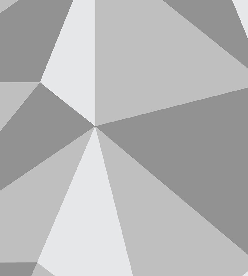 Papel de parede Geométrico Báltico Modelo em tons de cinza e branco