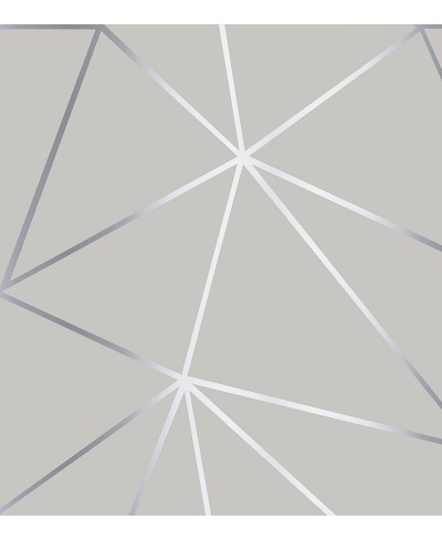 Papel de parede Geométrico Mescla Silver