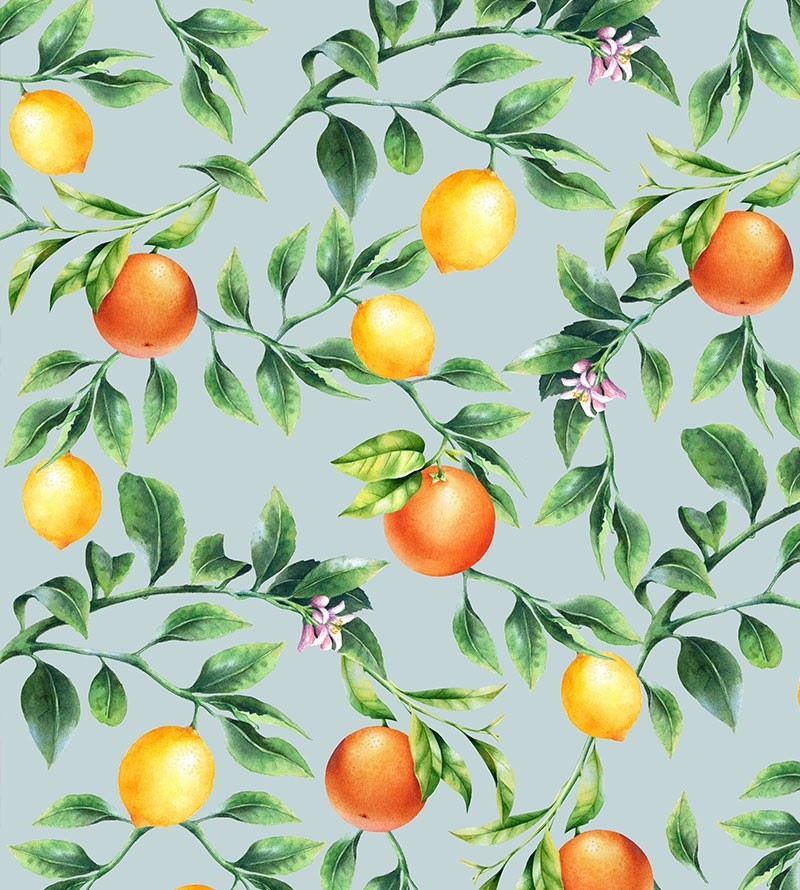 Papel de parede Campestre Siciliano Blue