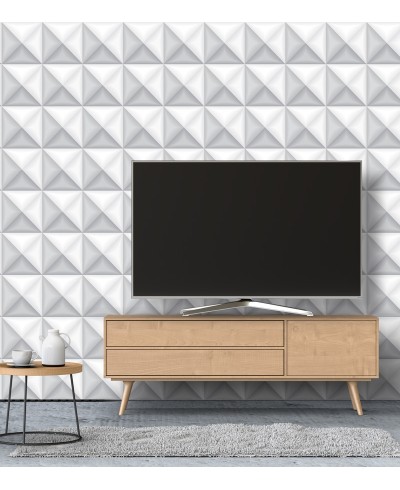 Papel de Parede 3D Quadrados Geométricos