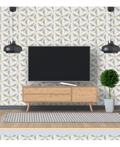 Papel de Parede 3D Domus Gold