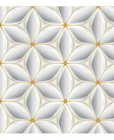 Papel de Parede 3D Domus Gold