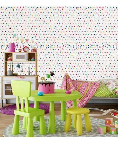 Papel de parede Bolinhas Coloridas