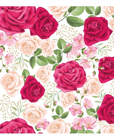 Papel de parede Floral Rosas