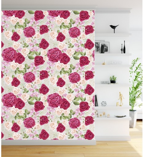 Papel de parede Floral Rosas