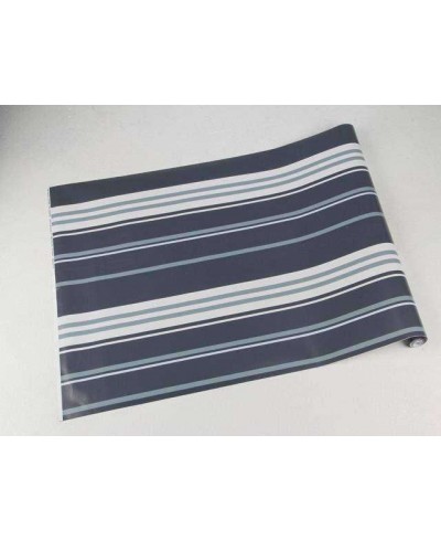 Papel de parede listrado cinza escuro e branco