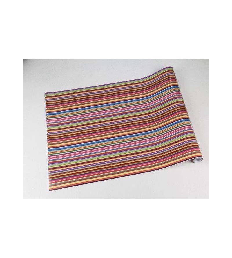 Papel de parede com listras coloridas - Listrado 42