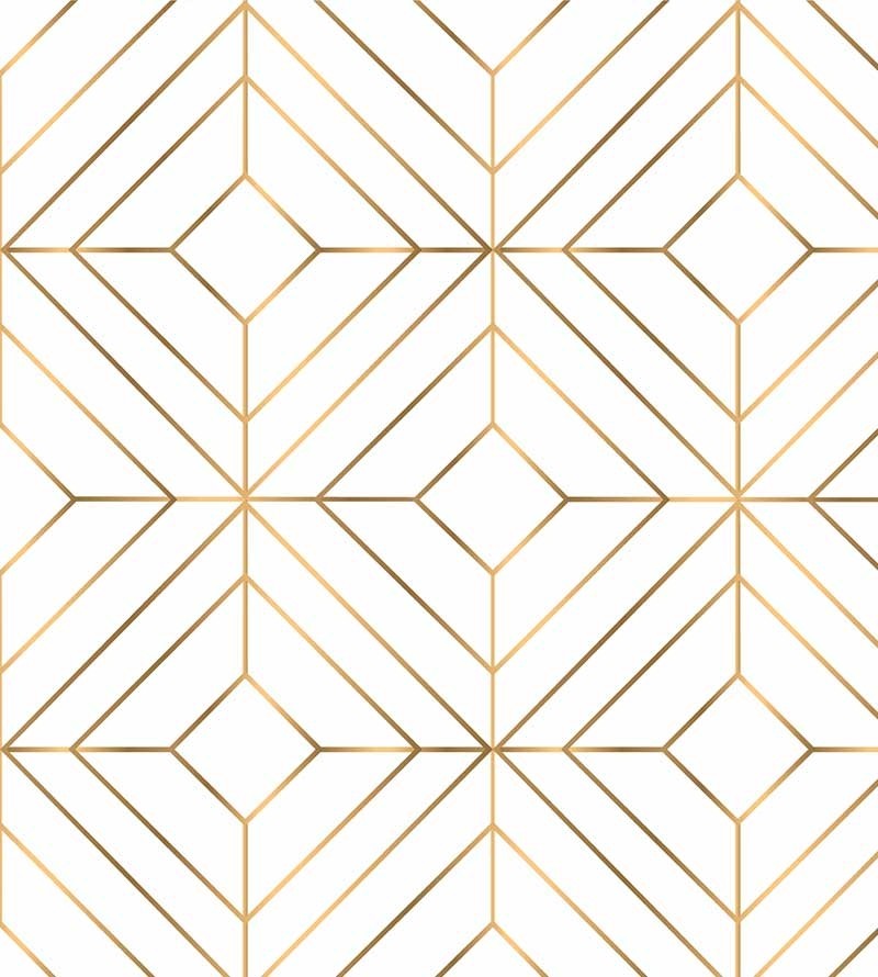 Papel de Parede Diamond Givan Gold