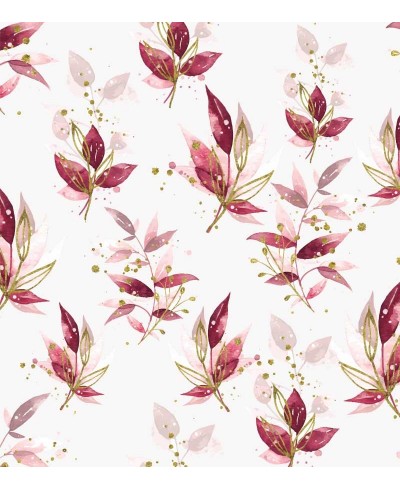 Papel de parede Floral Metalizado