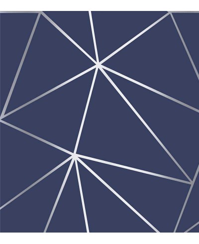 Papel de Parede Diamond Naval Silver