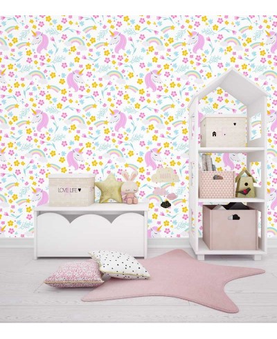 Papel de parede Infantil Unicórnio Penelope