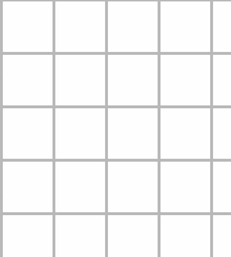 Papel de parede Geométrico Quadriculado Cinza