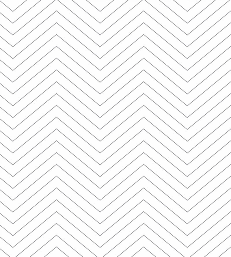 Papel de parede Geométrico Zig Zag Cinza