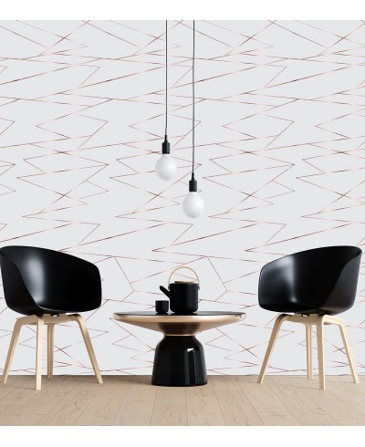 Papel de Parede Diamond Síria Rose Gold