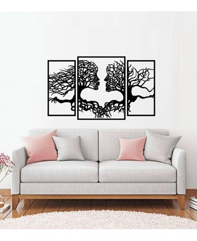 Quadro Decorativo Rosto Casal Vazado