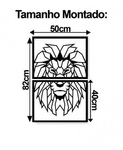 Leão em MDF Vazado
