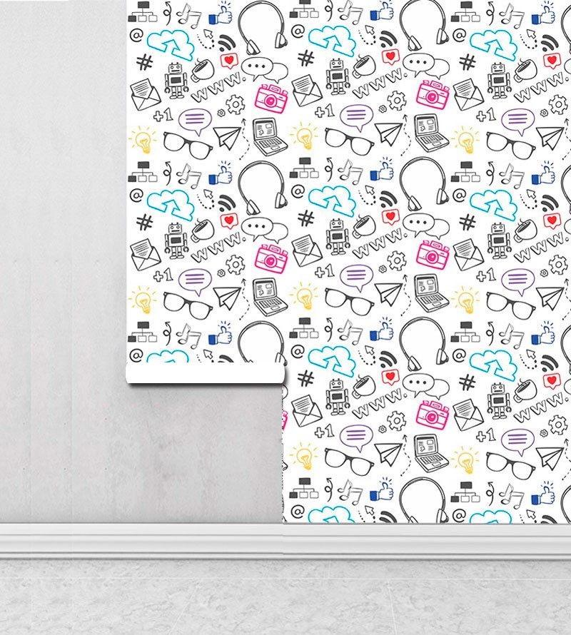 Papel de Parede Social Media Color