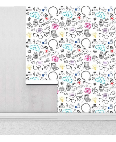 Papel de Parede Social Media Color