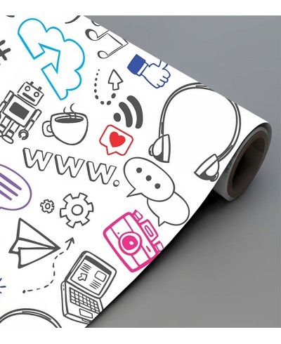 Papel de Parede Social Media Color