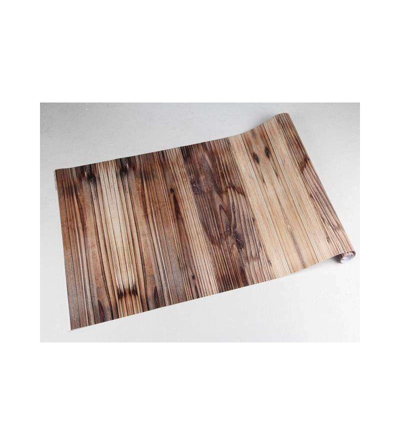 Madeira em tons marrom e bege com detalhes cinza - Madeira 96