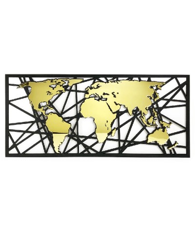 QUADRO MAPA MUNDI ABSTRATO