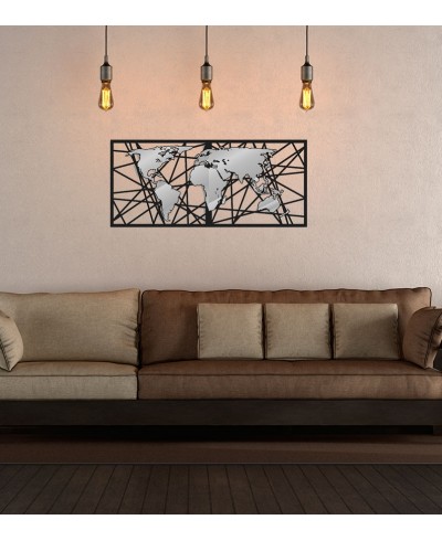 QUADRO MAPA MUNDI ABSTRATO