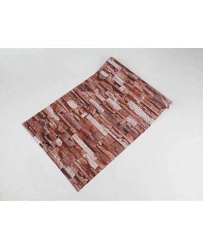 Papel de parede estilo pedras canjiquinha em tons de marrom e bege - Textura 13