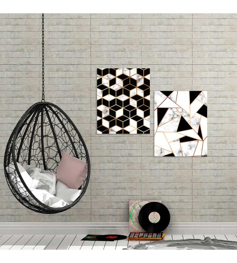 Kit Quadros Geométricos