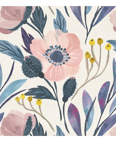 Papel De Parede Adesivo Flores da Primavera