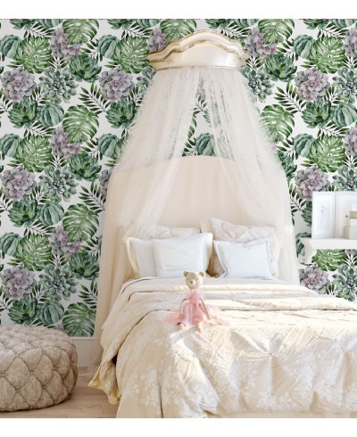 Papel De Parede Adesivo Planta Costela-de-adão