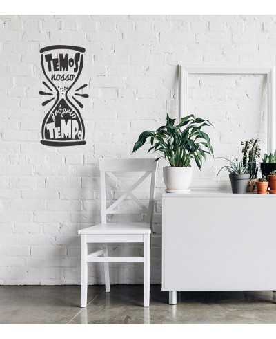 Adesivo autocolante "Temos nosso próprio tempo"