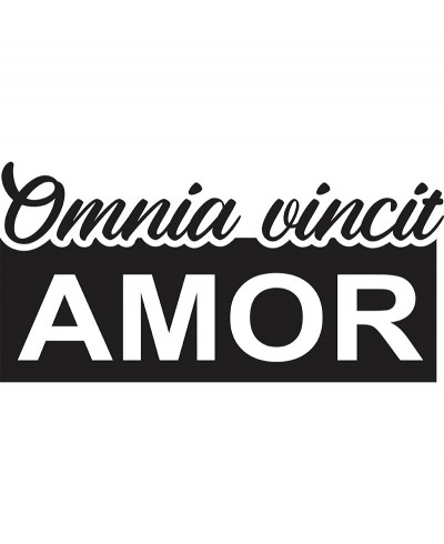 Adesivo autocolante "Omnia vincit amor"