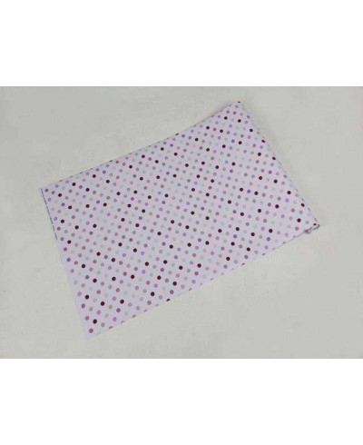 Papel de parede poá com fundo rosa claro e bolinhas em tons rosa e bordo - Poá 39