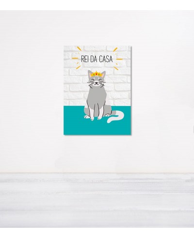Pôster Escrito "Rei da Casa"
