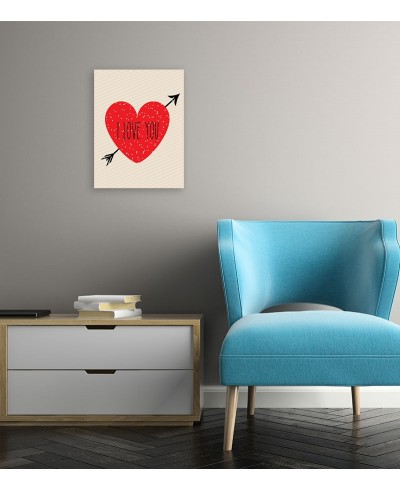 Pôster escrito "I LOVE YOU"