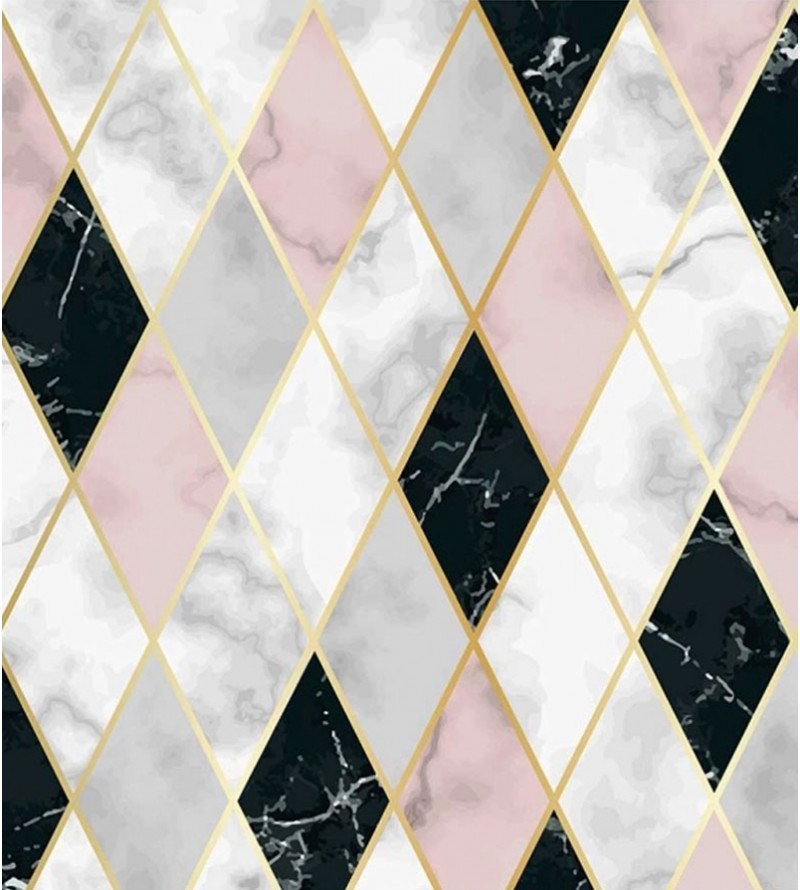 Azulejo Losangos de Mármore Gold