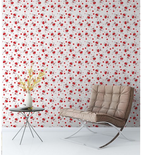 Papel De Parede Adesivo de coelhos love