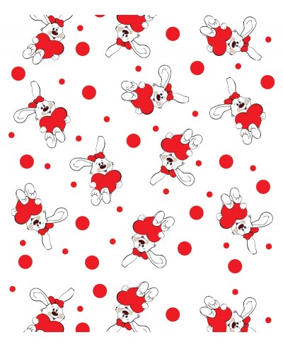 Papel De Parede Adesivo de coelhos love