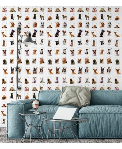 Papel De Parede Adesivo Retrato Canino