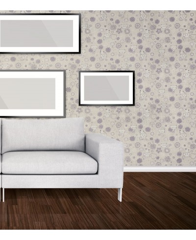 Papel De Parede Adesivo Gatinhos Delicados