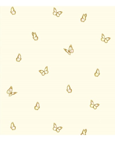 Papel De Parede Adesivo Borboletas Minimalistas