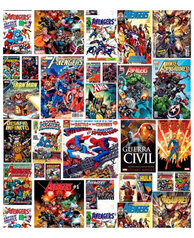 Papel De Parede Adesivo HQs Marvel