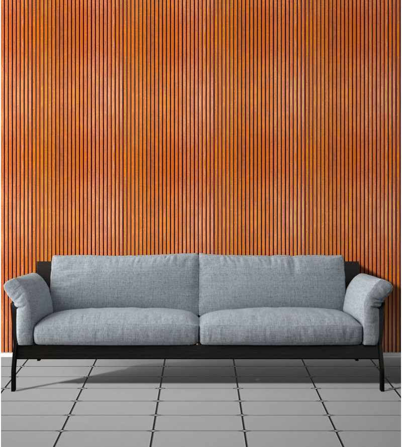 Papel De Parede Adesivo Madeira kempas