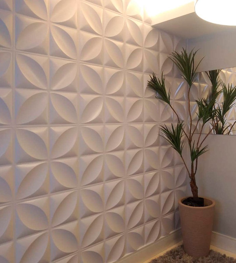 Placa Decorativa de Parede 3D Revestimento PVC...