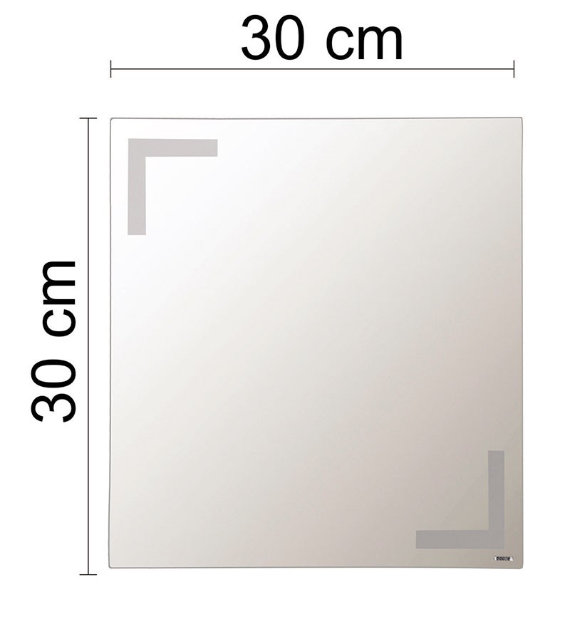 Espelho Decorativo Vidro Quadrado 30x30cm Sala...