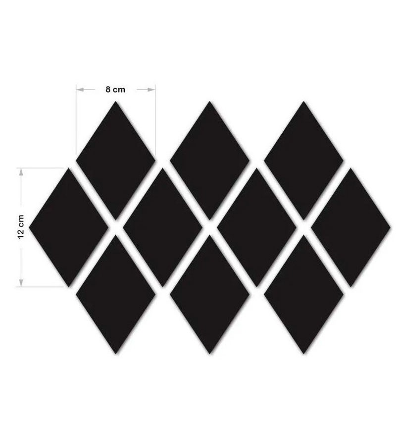 Espelho Decorativo Diamante Em Acrílico Losango...