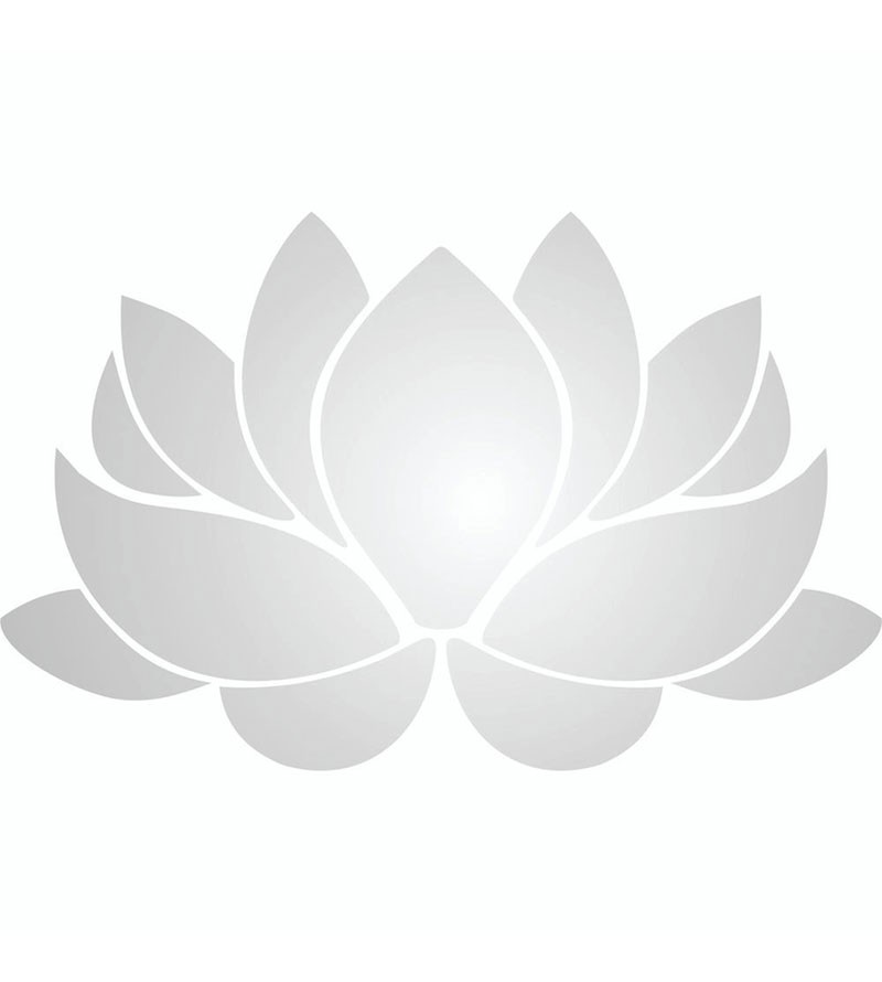 Espelho Decorativo Veneziano Flor De Lótus...