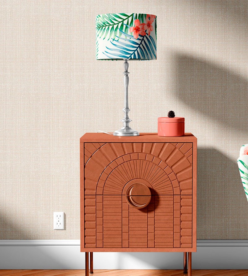 Papel de parede contemporâneo estilo tecido