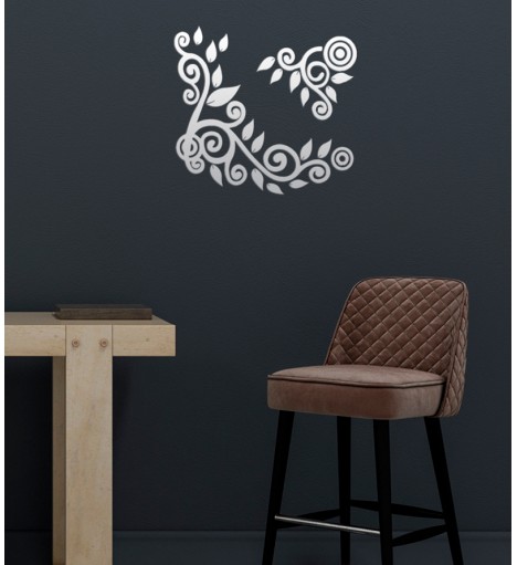 Espelho Acrílico 3D Ramos...